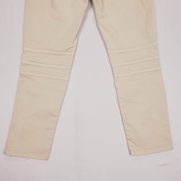 Zara Kahki Moto Pants Size 12 - Picture 16 of 16